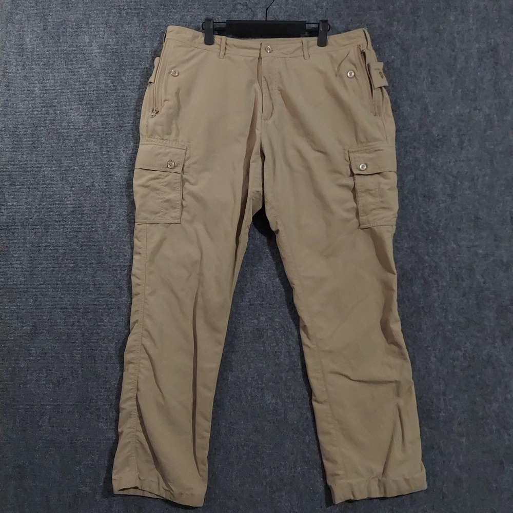 Clothing‎ Arts P^cubed Pants Mens 38x30 Beige Pick-Pocket Proof Travel Cargo